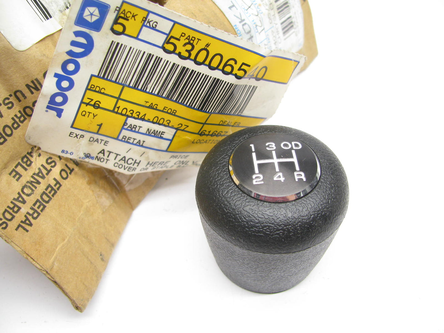 NOS Manual Transmission Gear Shift Knob OEM For 1991-1993 Dodge Truck 53006540