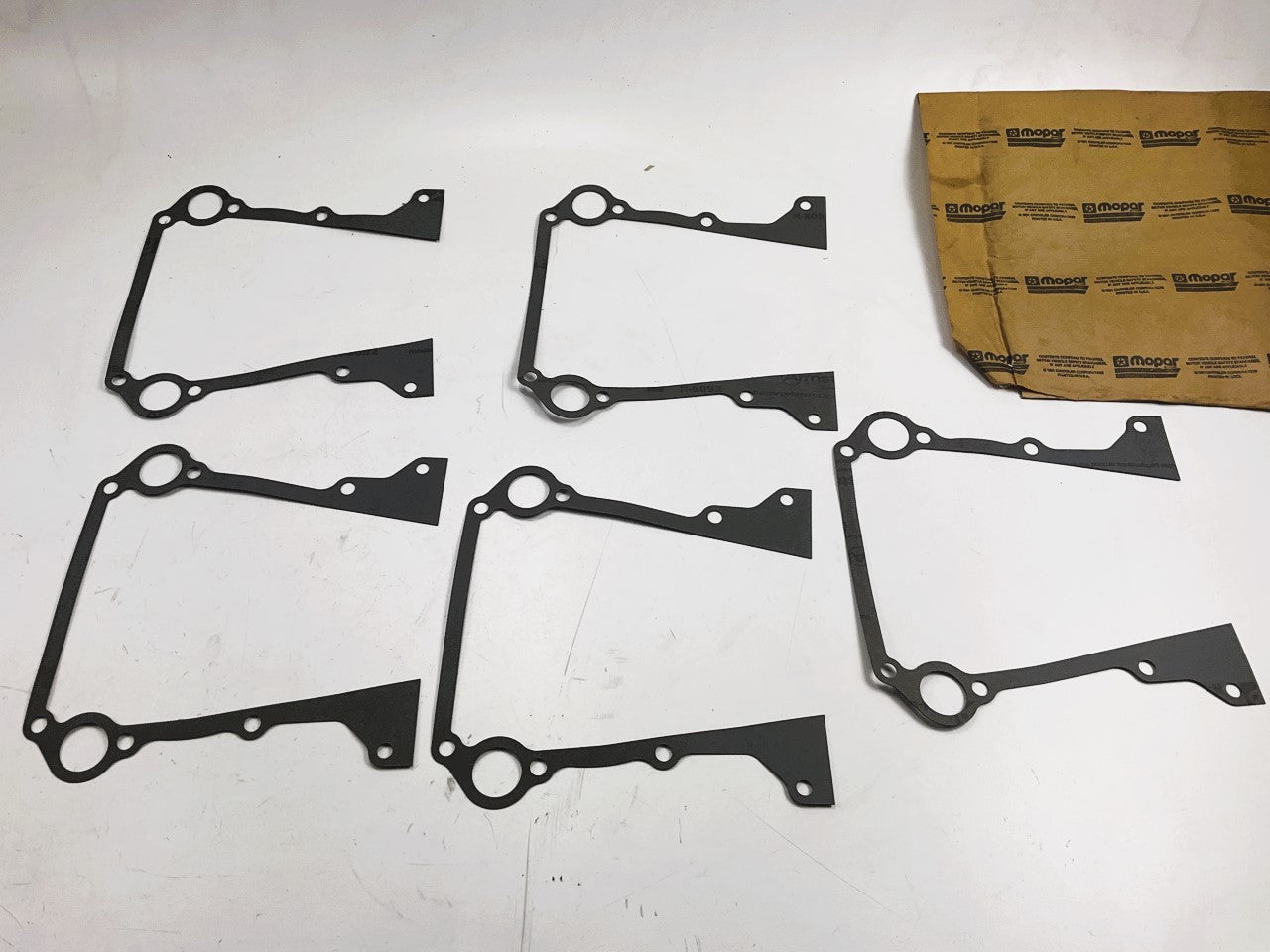 (5) OEM Mopar 53020284 Timing Cover Gaskets