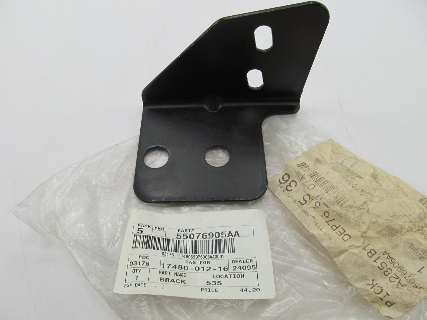 NEW - OEM 55076905AA Left Rear Bumper Valance Bracket For 1997-2005 Ram 1500