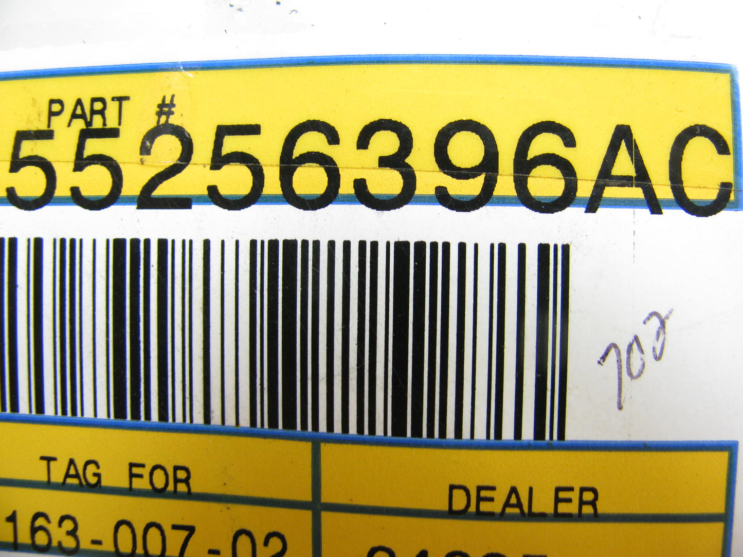 NEW 55256396AC FRONT RIGHT Door Weatherstrip Seal OEM For 1998-03 Dodge Durango