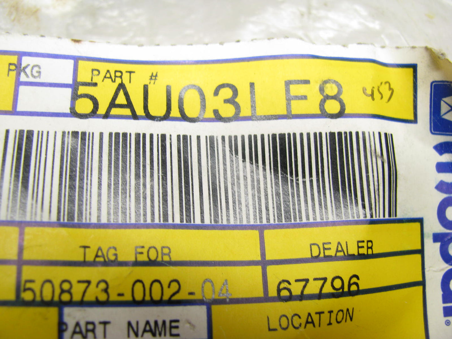 NOS OEM Seat Belt Buckle Latch Left Inner 5AU03LF8 For 1993-1996 Grand Cherokee