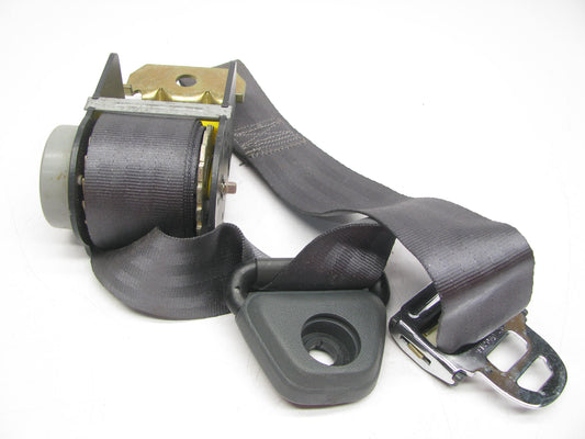 NOS 5AX11JA8 FRONT LEFT Seat Belt OEM For 1987-1993 Cherokee DARK CHARCOAL