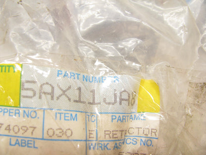 NOS 5AX11JA8 FRONT LEFT Seat Belt OEM For 1987-1993 Cherokee DARK CHARCOAL