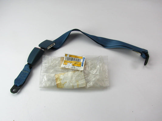 NEW - OEM 5CJ17PB7 Front Inner Seat Belt & Buckle BLUE For 1994-1995 Ram