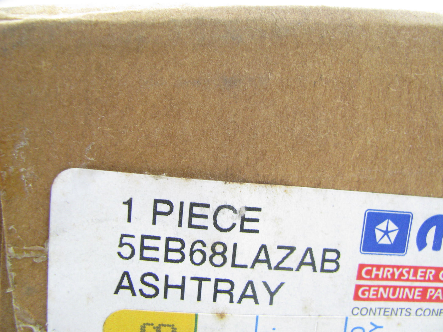 NOS OEM Mopar 5EB68LAZAB Ashtray Ash Tray Trim OEM For 1999-2001 Jeep Cherokee