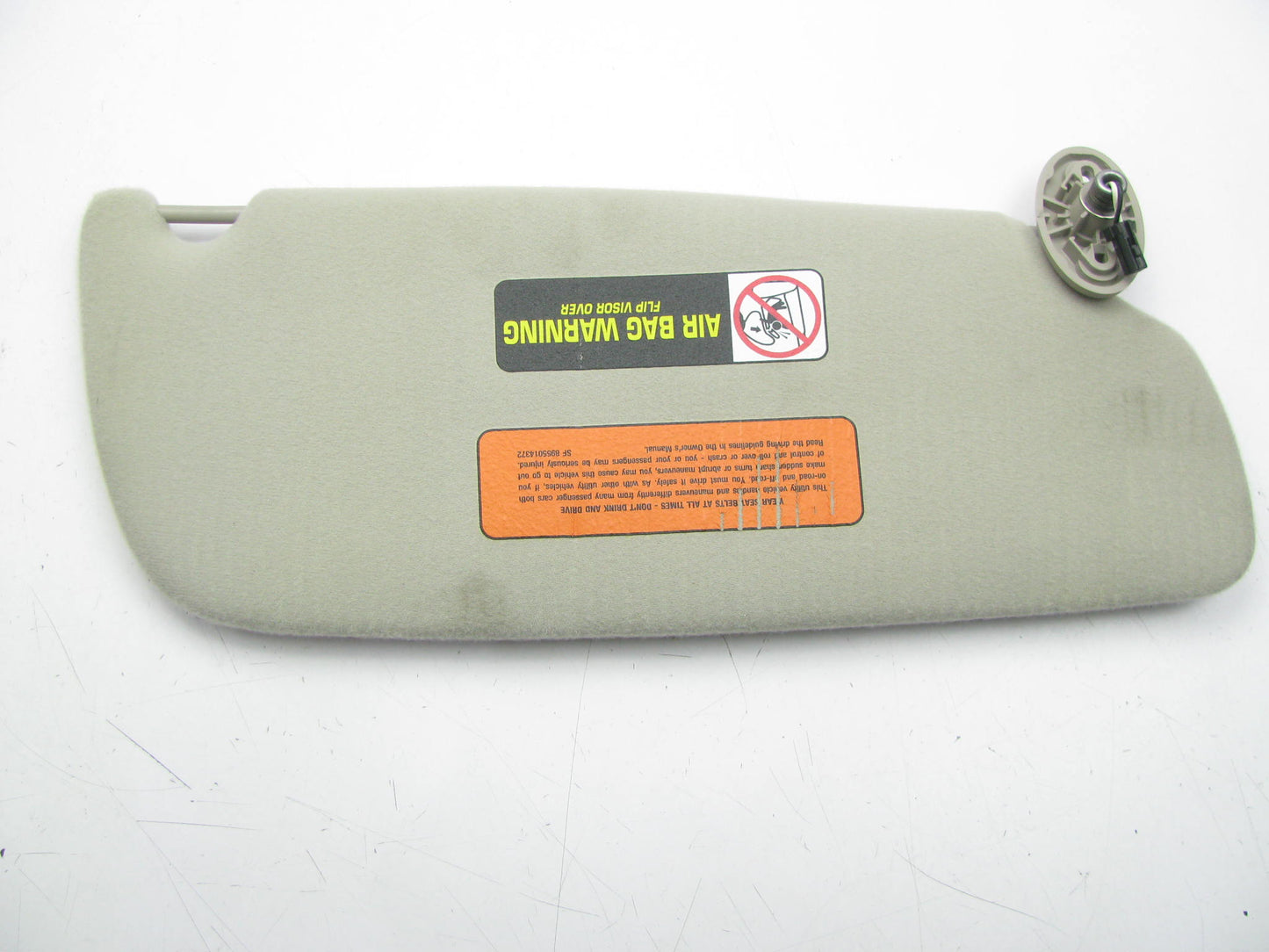 Mopar 5FS59TL2AB Left Illuminated Sun Visor, Beige, OEM For 1999 Grand Cherokee