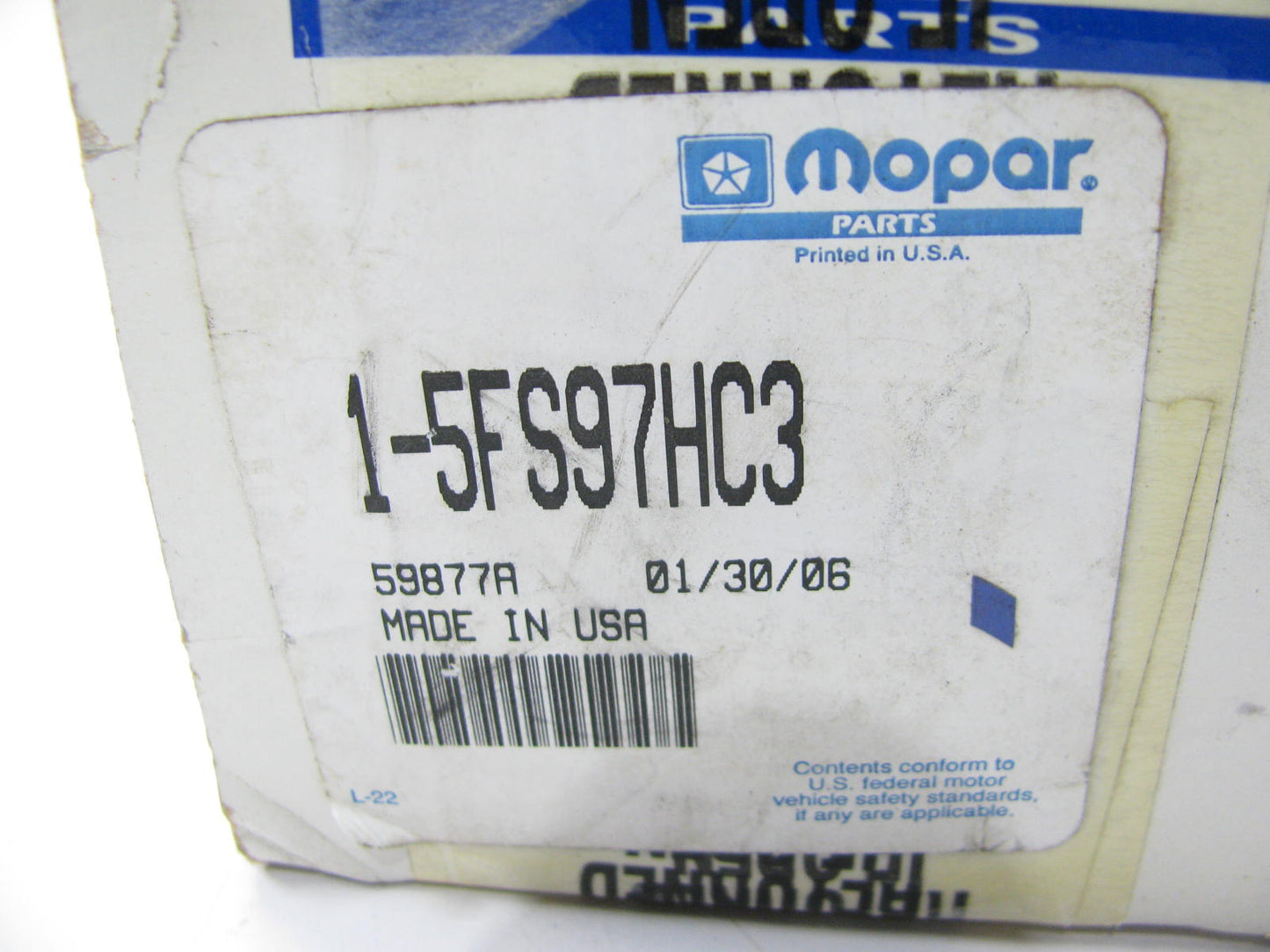 NEW - OEM Mopar 5FS97HC3 Rear Left Bumper Stripe Tape For 1998 Grand Cherokee