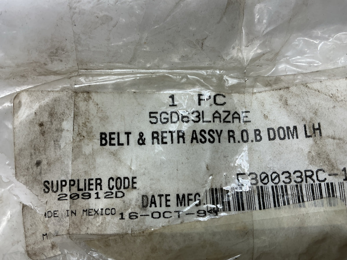 Mopar 5GD63LAZAE Rear Left Seat Belt For 1999-2001 Jeep Grand Cherokee