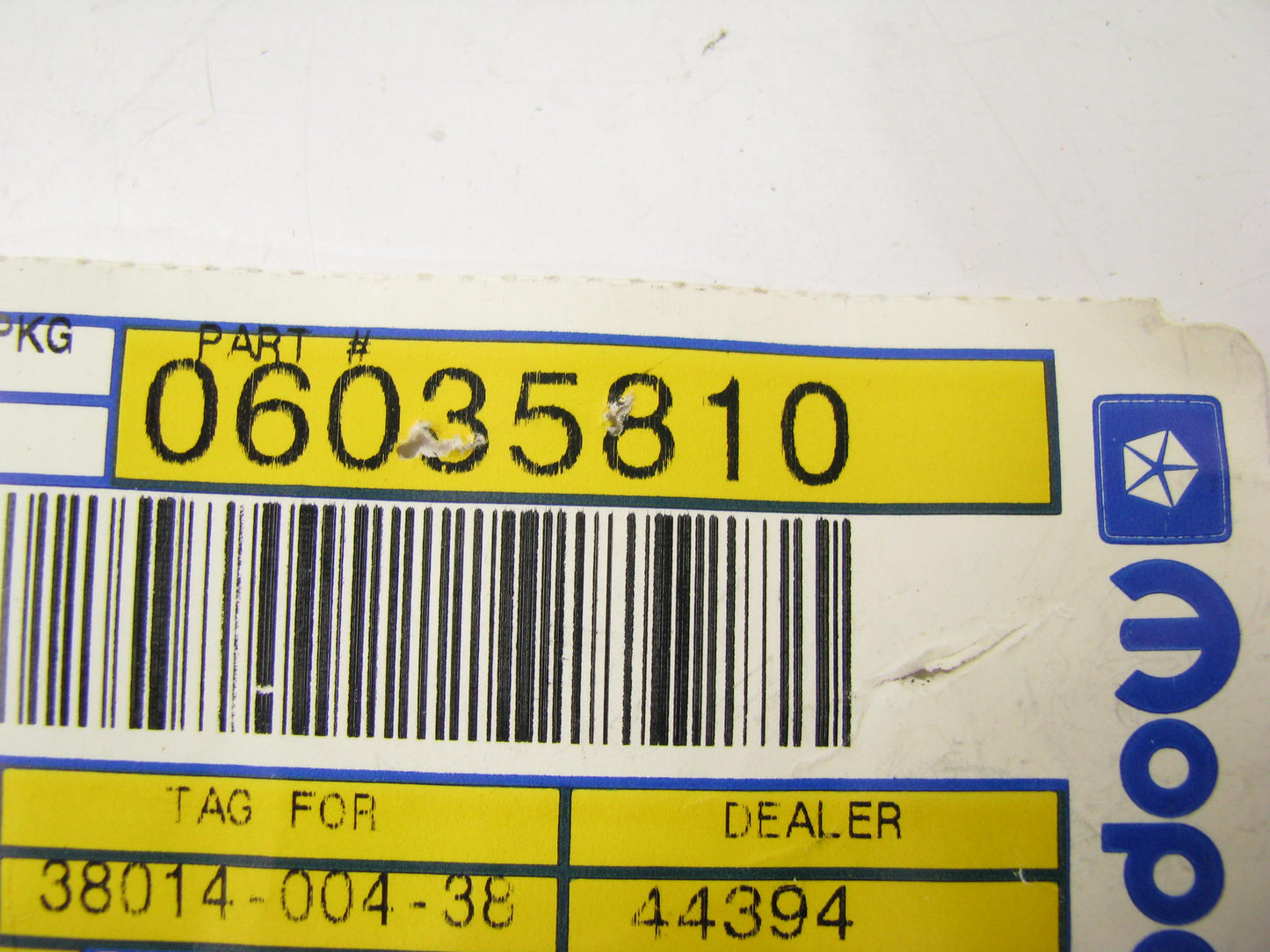 NEW - OEM Mopar 6035810 Wheel Lug Nuts - 4 PACK