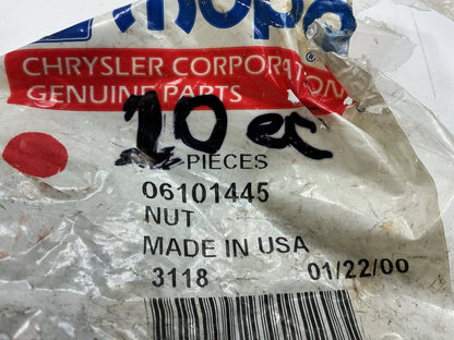 (10) OEM Mopar 6101445 Hex Nut And Washer M8x1.25