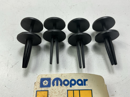 (4) OEM Mopar 6503106 Rear Bumper Cover Retainer Clips For 01-04 Grand Cherokee
