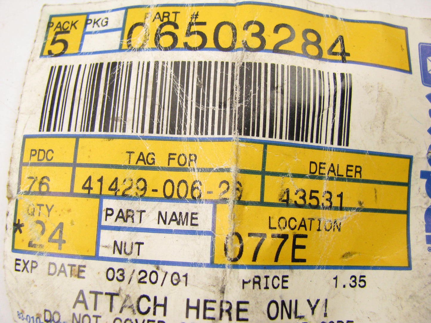 (x24) OEM  Control Arm, Multi-use Suspension Nut M16 X 2.00 ( 6503284 )