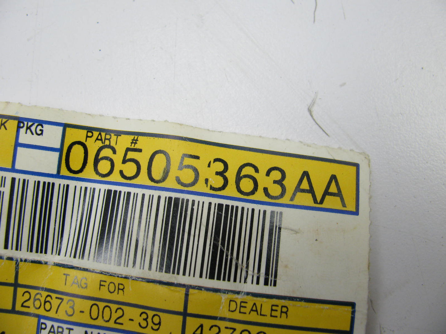 (2) NEW - OEM MOPAR 6505363AA Strut To Knuckle Mounting Nut
