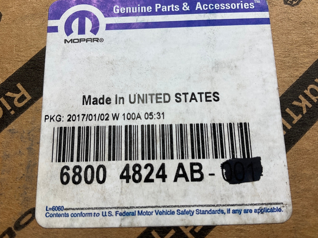 NEW Rear Right Power Window Motor OEM For 2007-2011 Dodge Nitro Mopar 68004824AB