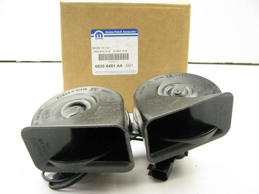 NEW GENUINE OEM 68206481AA FRONT DUAL Low Note Horn For 2014-2016 Dodge Dart