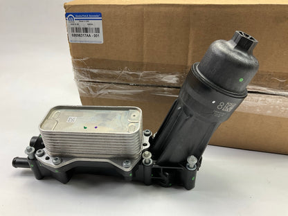 NEW GENUINE OEM For Mopar 68596317AA Engine Oil Filter Oil Cooler Housing