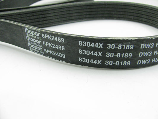 NEW - OEM 6PK2489 Serpentine Belt For Mopar
