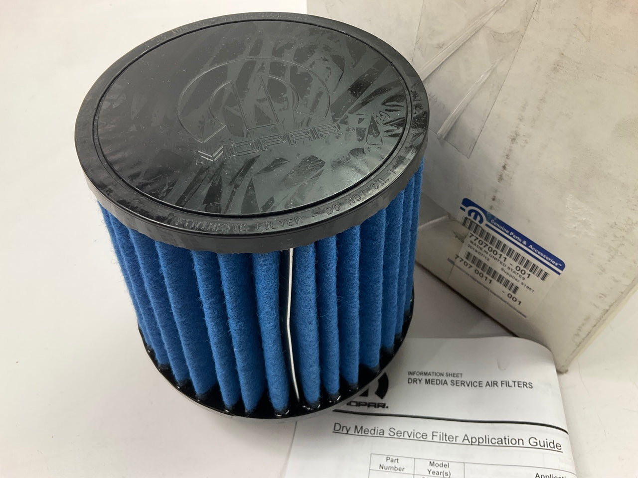 Factory Cold Air Intake Replacement Air Filter OEM For Mopar 77070011