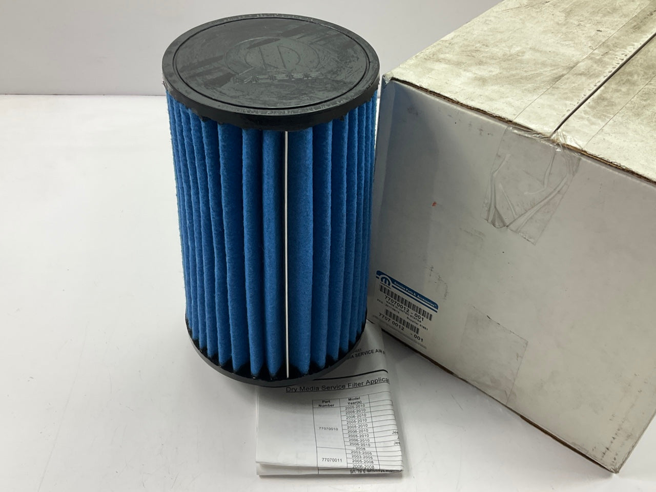 Replacement Cold Air Intake Air Filter For OEM Mopar 77070004 & 77070006 Kits
