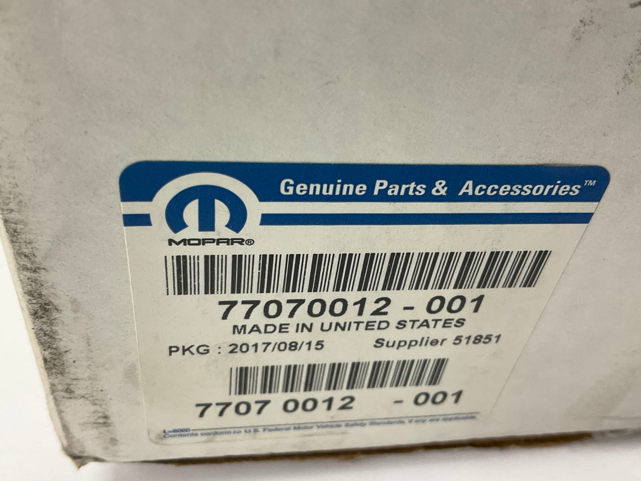 Replacement Cold Air Intake Air Filter For OEM Mopar 77070004 & 77070006 Kits