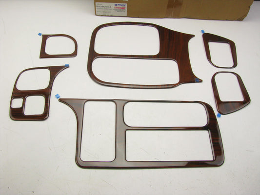 NOS OEM  6-Piece Wood Dash Trim Kit  For 1998 Dodge Durango W/Buckets