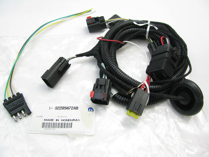 NEW OEM 82209472AB 4-way Trailer Tow Wiring Harness Kit For 2006-09 Chrysler 300