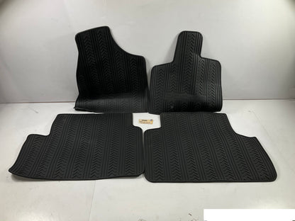 1st & 2nd Row Slush Style Rubber Floor Mats OEM For 08-10 Grand Caravan 82210730