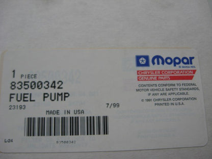 NOS - OEM 83500342 Carburetor Vacuum Idle Stop Solenoid For 1981-86 Jeep CJ5