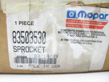 NEW - OEM 83503530 NP242 Transfer Differential Sprocket For 93-04 Grand Cherokee