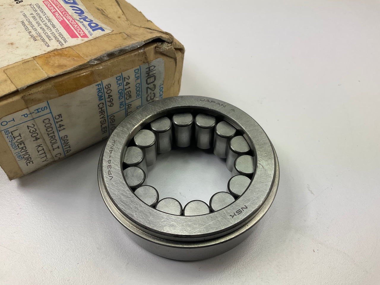 NOS OEM Mopar 83506080 Automatic Transmission Countershaft Bearing NSK VP34-4NX