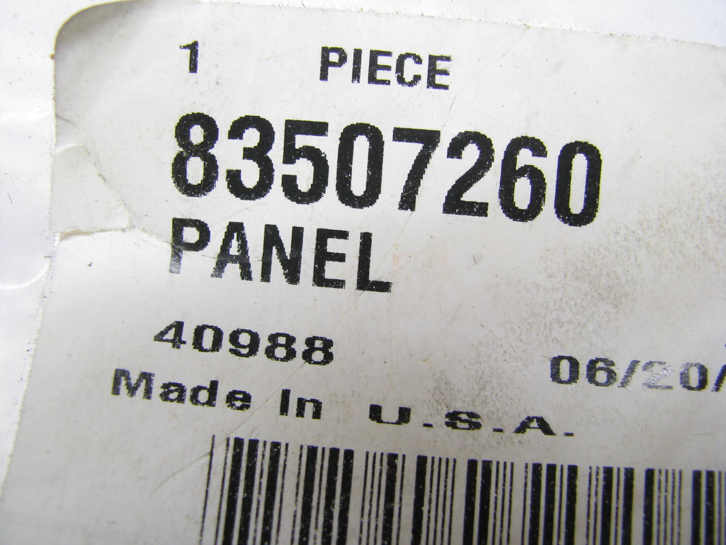 OEM  Rocker Extension Panel Right 83507260 For 1991-1997 Wrangler Renegade