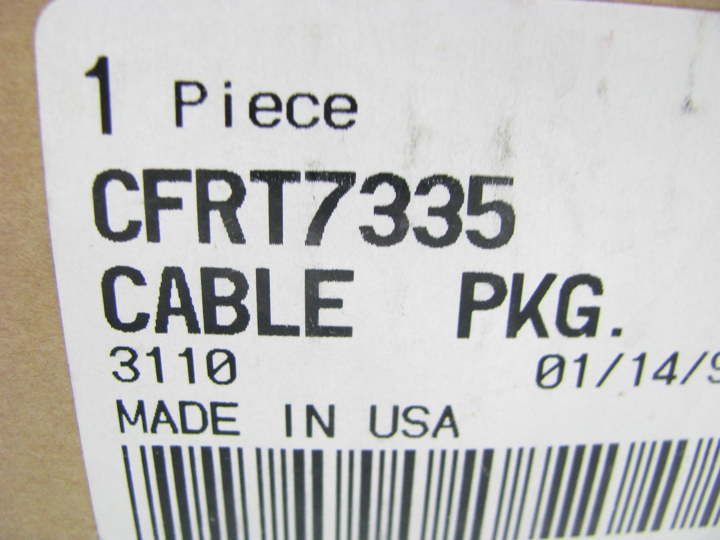 NEW - OEM CFRT7335 Shifter Interlock Cable Kit For 1984-1986 Cherokee Wagoneer