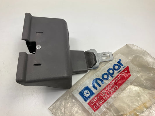 NOS OEM Mopar EU36PD5 Rear Right Seat Belt For 1994 Dodge Shadow, Quartz Color