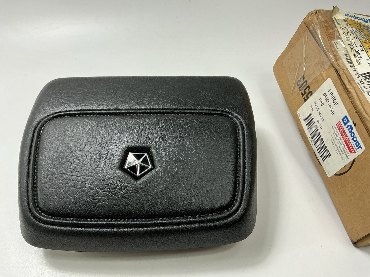 NOS OEM Mopar FK19KX9 Steering Wheel Horn Pad For 1991-1993 Imperial