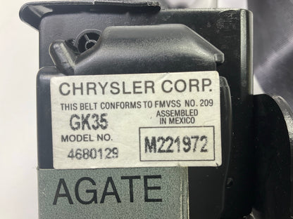 Mopar GK35SAZ 1St Rear Row Outer Left Agate Seat Belt For 96-98 Town & Country