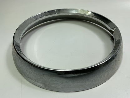 (2) NOS OEM Mopar J5460087 Headlight Trim Ring Chrome Bezel For Jeep CJ CJ6 CJ7