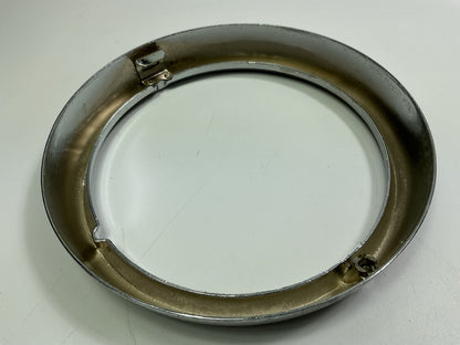(2) NOS OEM Mopar J5460087 Headlight Trim Ring Chrome Bezel For Jeep CJ CJ6 CJ7