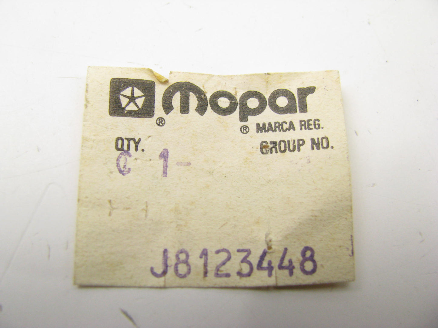 NEW - OEM Mopar J8123448 Uncoded Ignition Switch Lock Cylinder