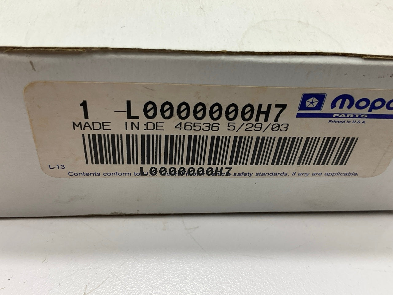 Genuine OEM Mopar L0000000H7 H7 Headlight Head Lamp Light Bulb