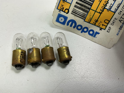 (4) Mopar L0001891 Light Bulb, GE # 1891 Miniature Bulbs