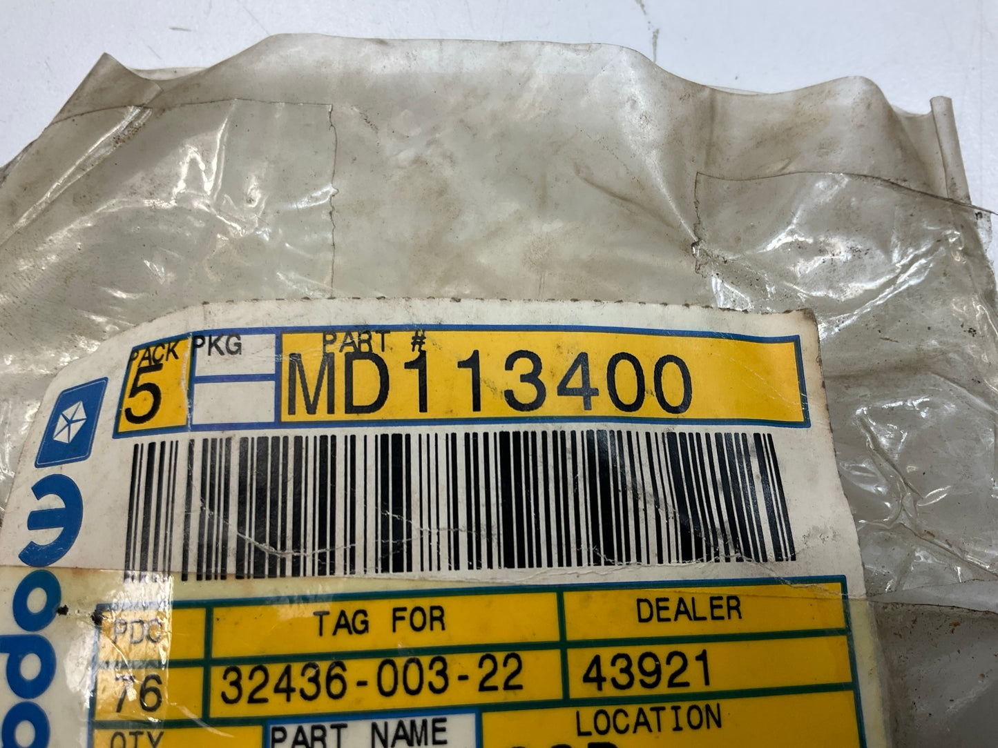 (8) OEM Mopar MD113400 Clutch Flywheel Bolts For 91-96 Stealth, 1991-1999 3000GT
