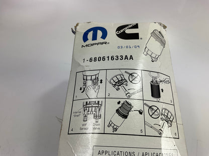 Mopar MO633 68061633AA Diesel Fuel Filter Canister For 2007-09 Ram 6.7L Cummins