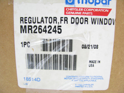 NEW - OEM Genuine Front Left Window Regulator W/Motor For 1995-96 Dodge Avenger