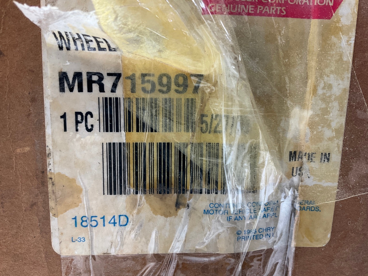 NEW - Factory Alloy Wheel 16x6'' Rim OEM For 1995-1998 Eagle Talon MR715997