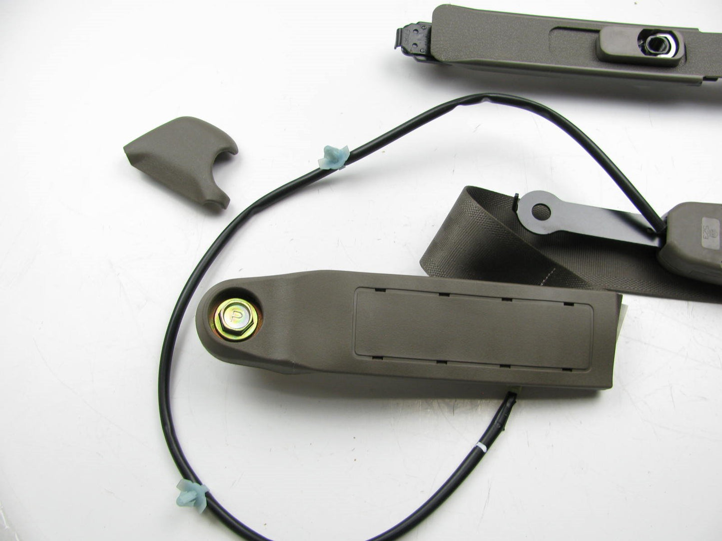 NOS MR734245 Left (Drivers Side) Brown Seat Belt For 1995-1996 Sebring Avenger