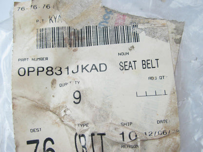 NEW - OEM PP831JKAD Rear Left Drivers Side Outer Seat Belt For Mopar