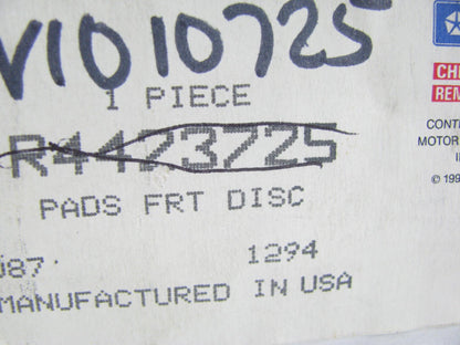 REMAN (RELINED) GENUINE OEM Mopar R4423725 FRONT Brake Pads