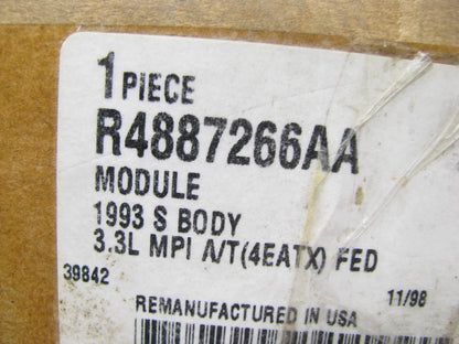 REMAN - OEM Engine Control Module R4887266AA For Mopar