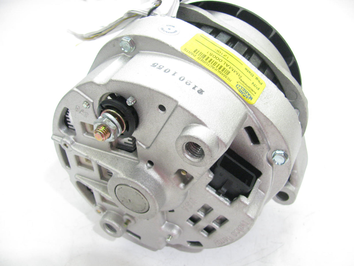 REMAN Magneti Marelli RMMAL00051 Alternator W/ Pulley - 124 Amp