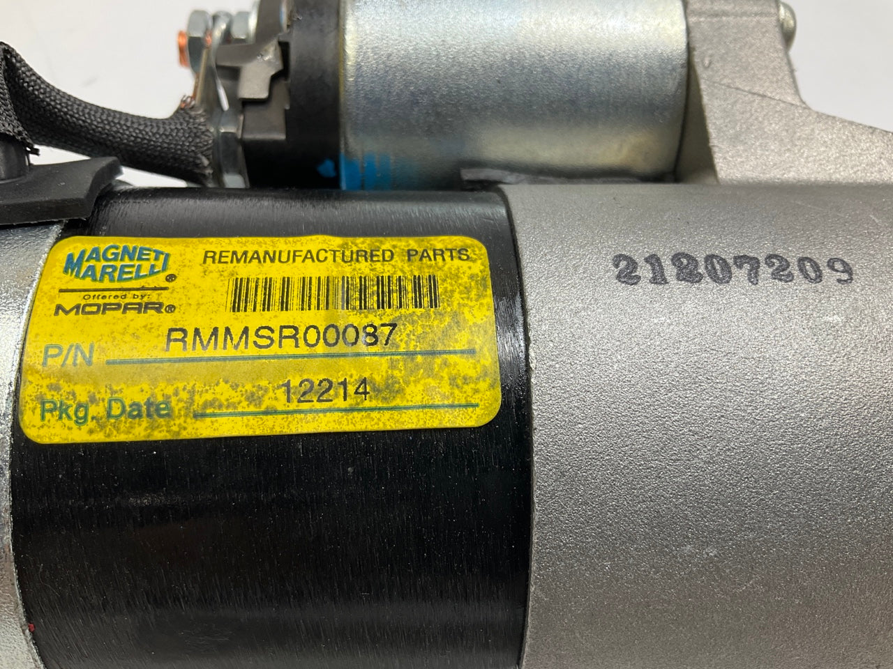 Reman Magneti Marelli RMMSR00087 Starter 1998-2001 Chevy Metro, 89-97 Geo Metro